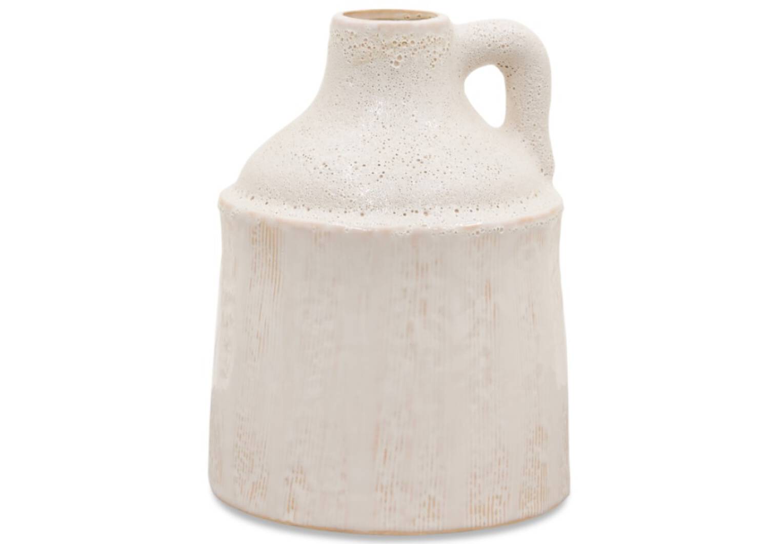 Clayton Jug Vase Small Antique White