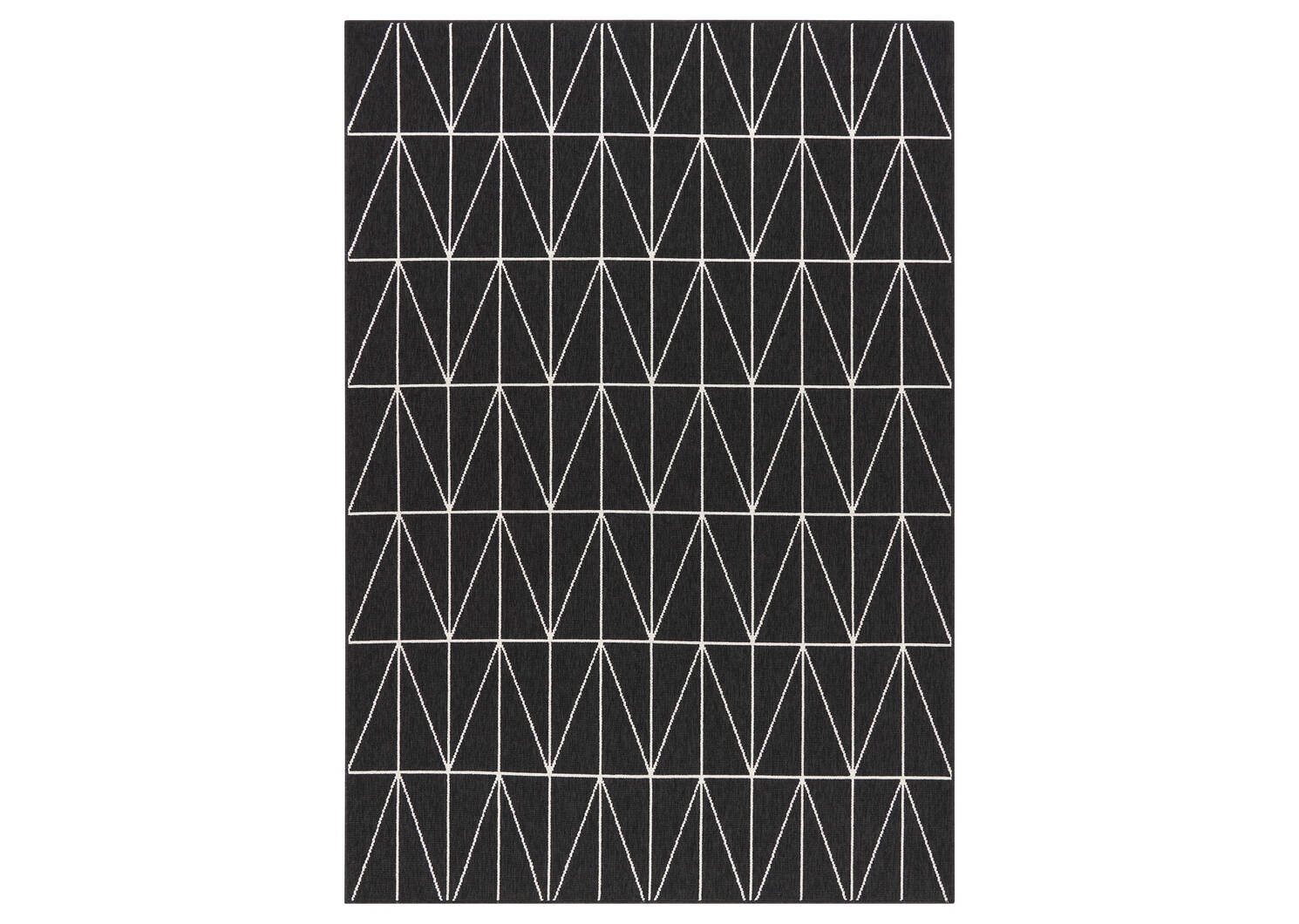 Matira Rug 63x91 Tile Black/Ivory