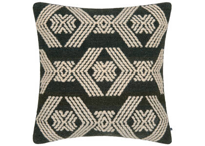 Almonte Pillow 20x20 Charcoal/Ivory