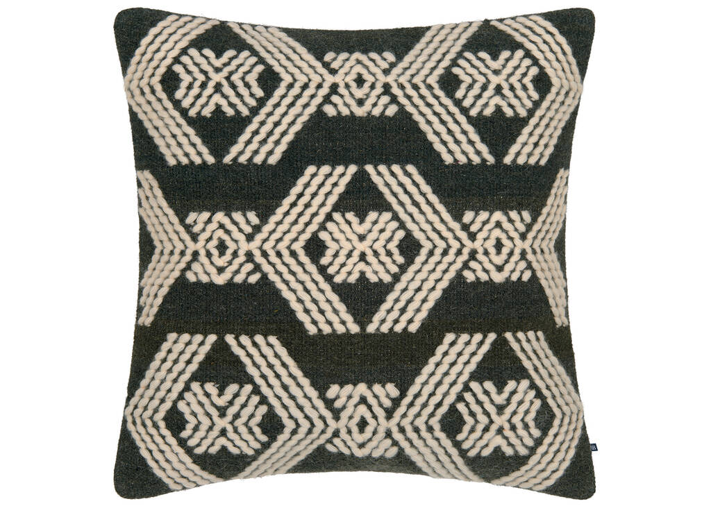 Almonte Pillow 20x20 Charcoal/Ivory