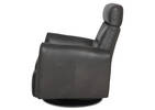 Fauteuil inc. cuir Bennett -Sol ardoise