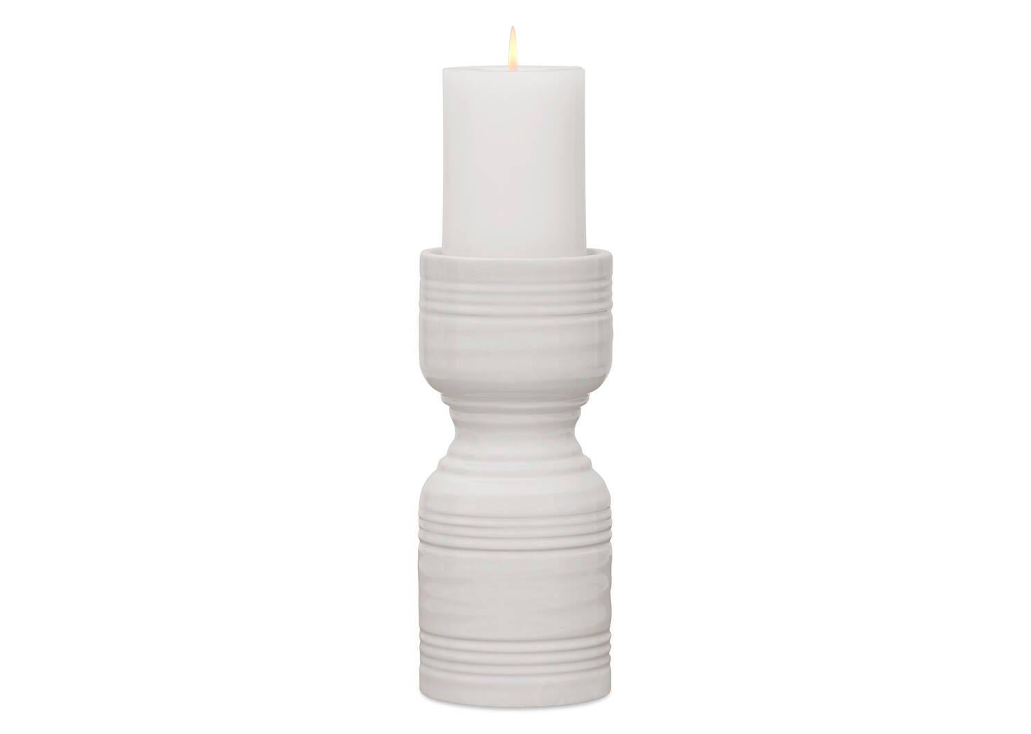 Rife Candle Holder Medium Milk