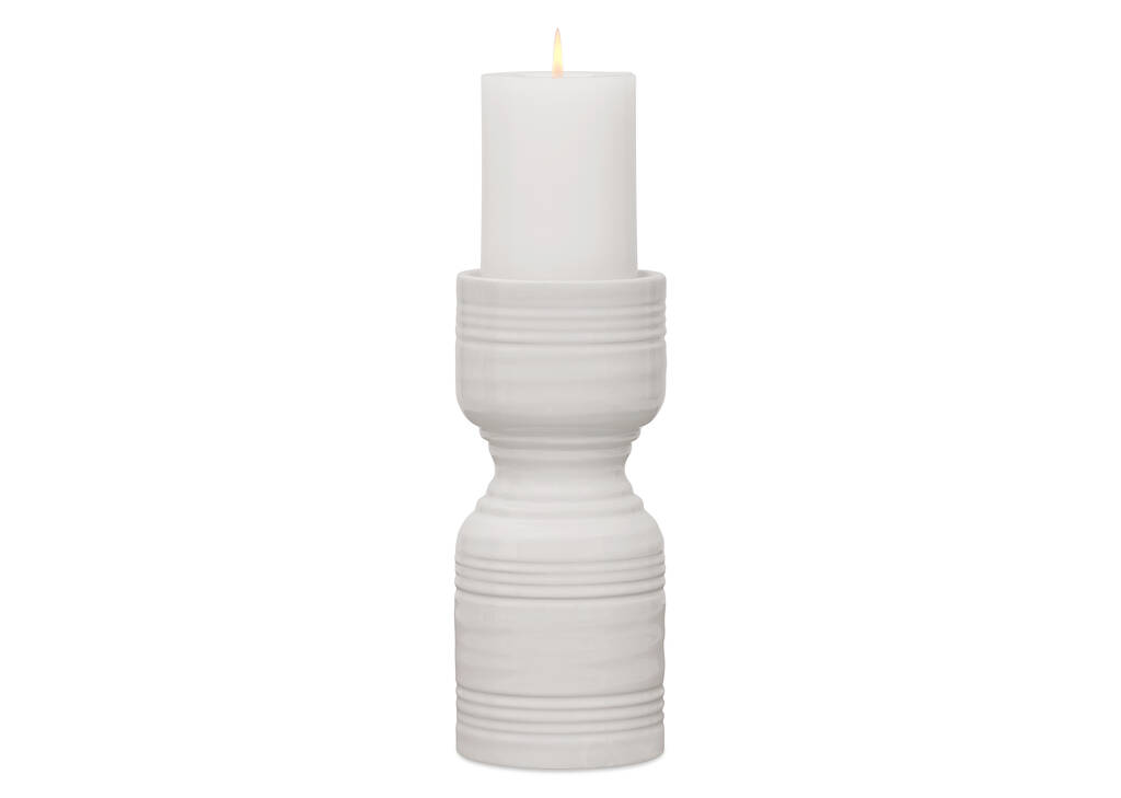Rife Candle Holder Medium Milk