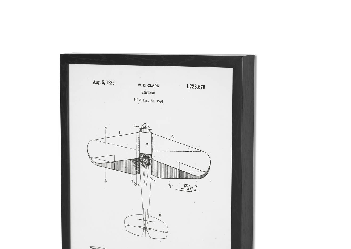 Tableau Airplane Patent (brevet d'avion)