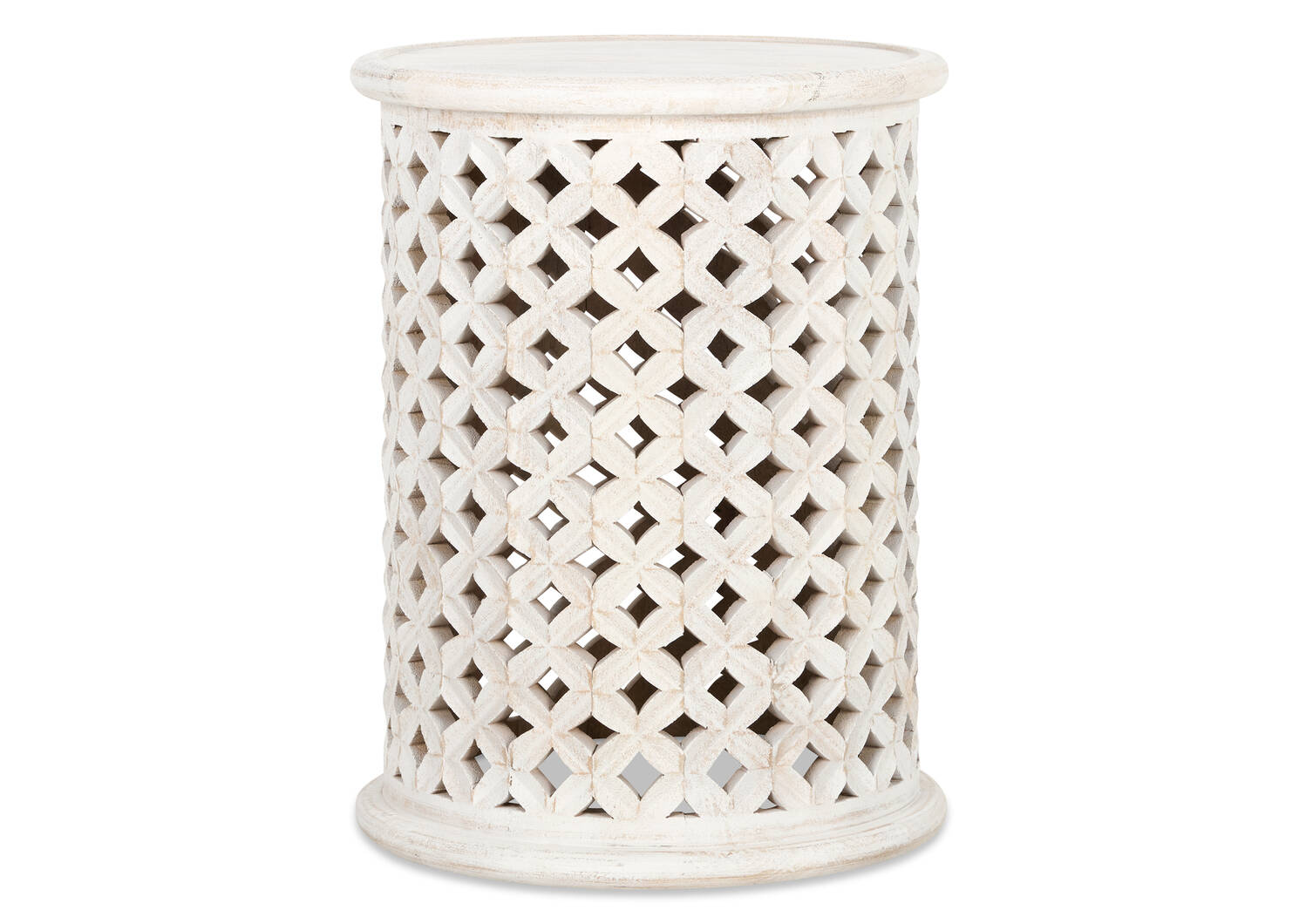 Avaline Side Table -Portica Chalk