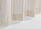 Kolter Sheer Striped Curtain 96 Ivory