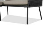 Elora Outdoor Sofa Ottoman Set -Lt Grey