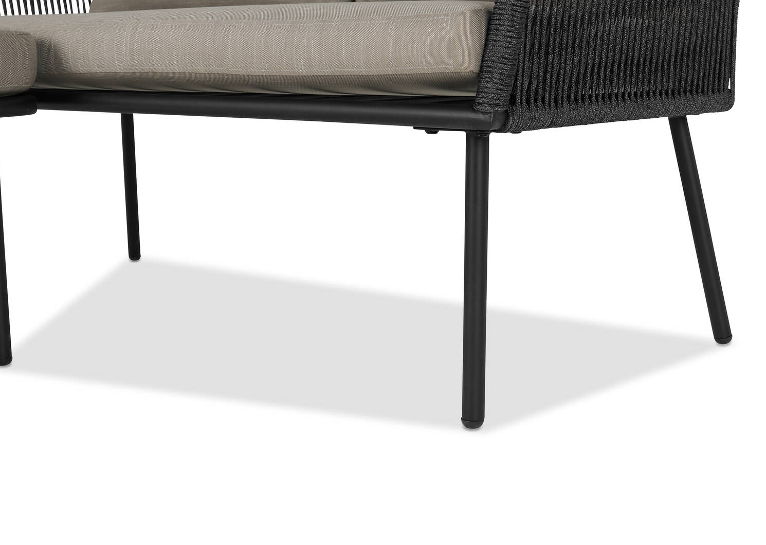 Elora Outdoor Sofa Ottoman Set -Lt Grey