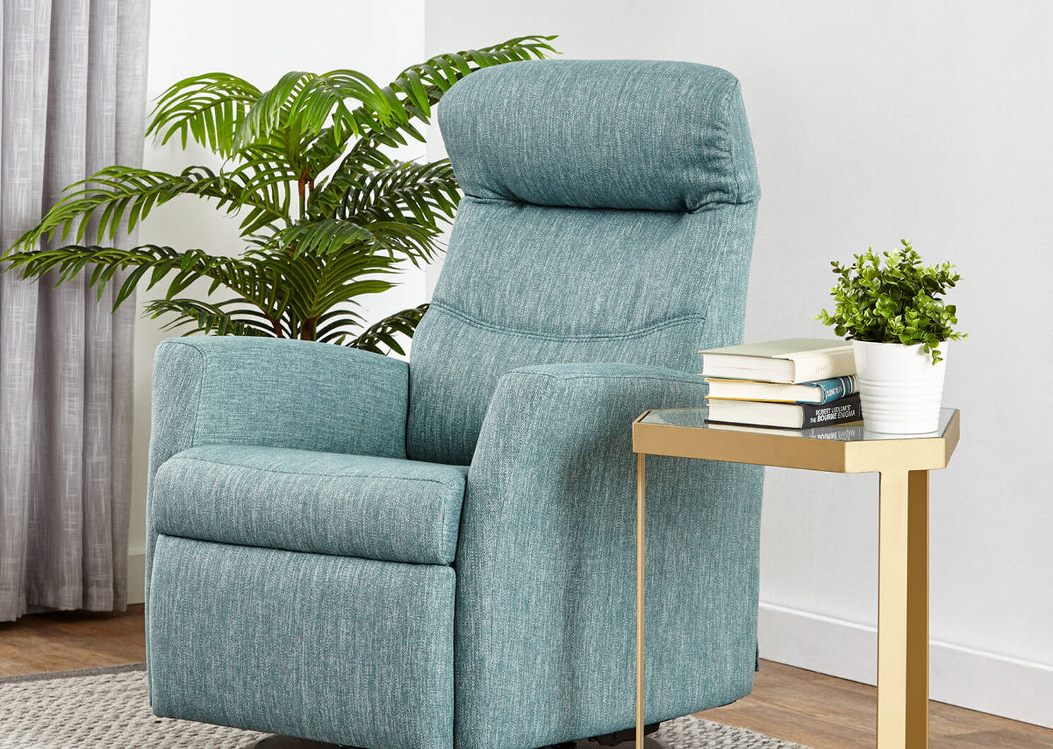 Vista Recliner Habitat Teal Urban Barn