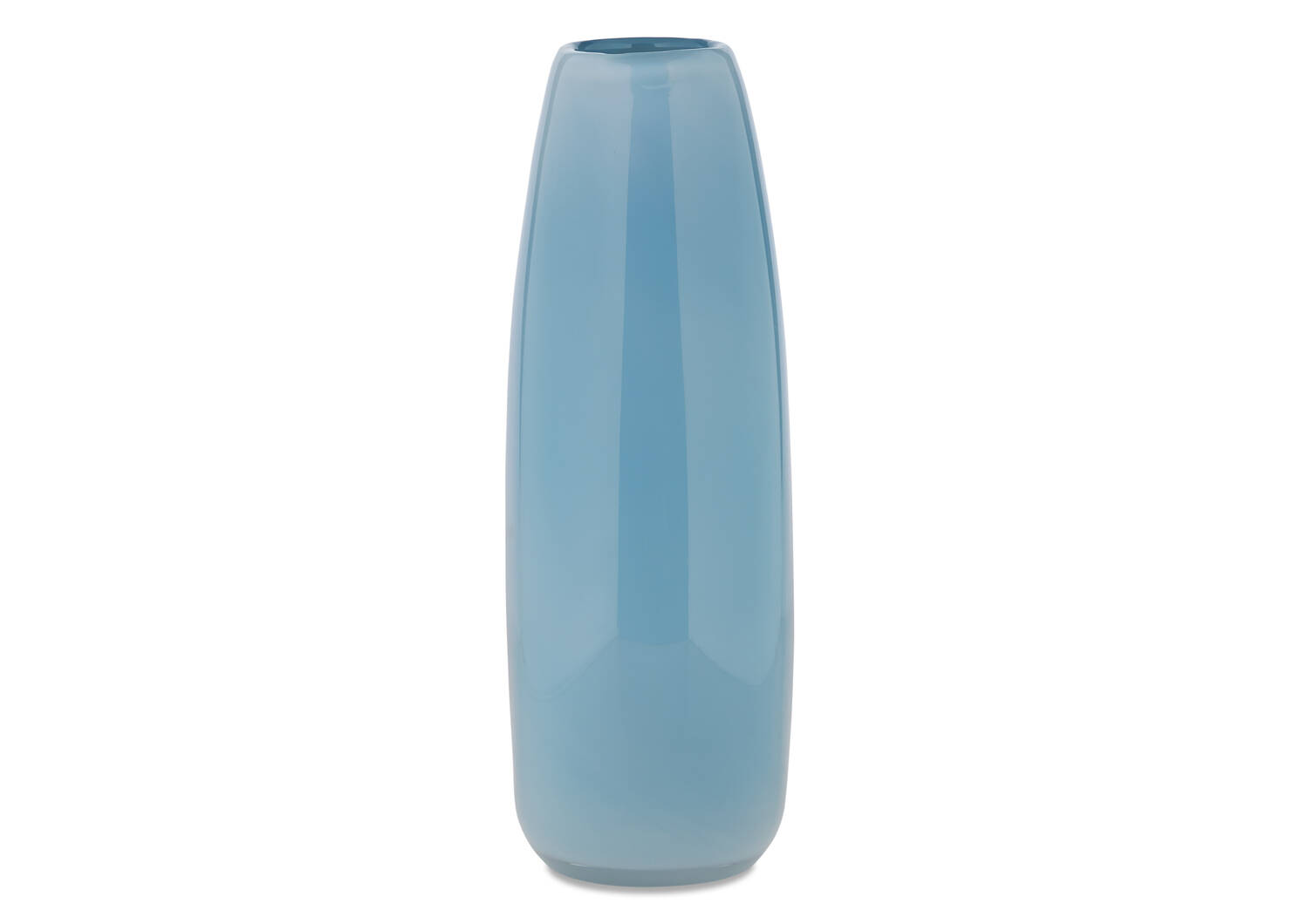 Grand vase Aiva bleu voilé