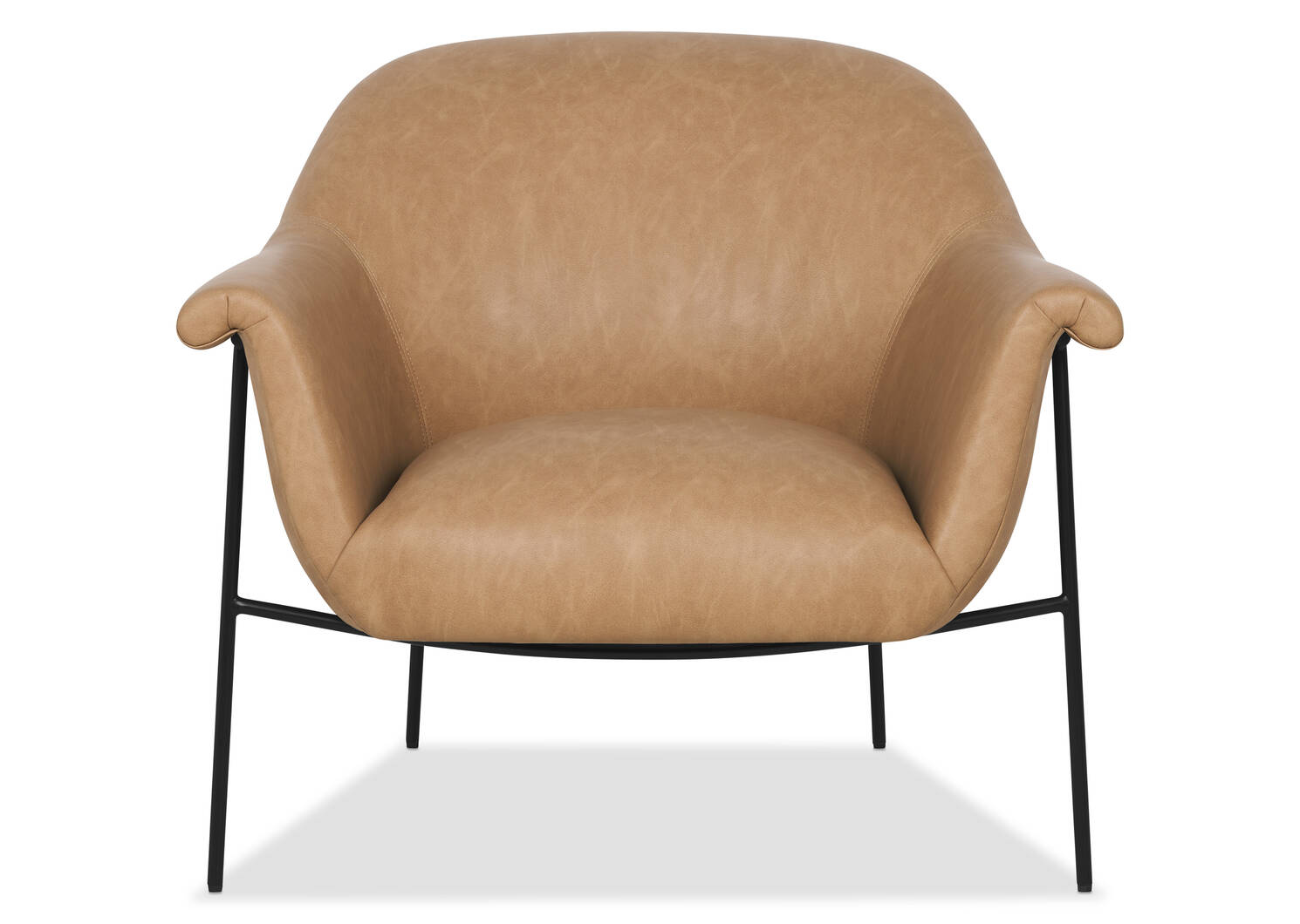 Fauteuil Tilda -Platt brun clair