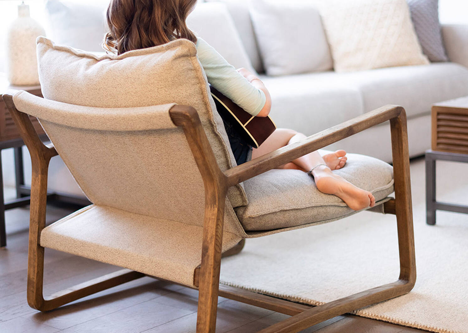 Simcoe Armchair -Marcie Fog
