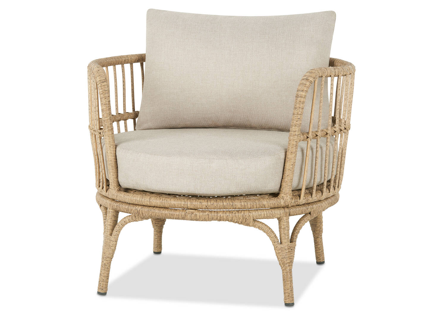 Fauteuil d'extérieur Millie -naturel/lin