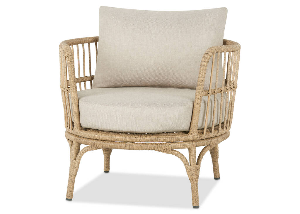 Millie Outdoor Armchair -Natural/Flax