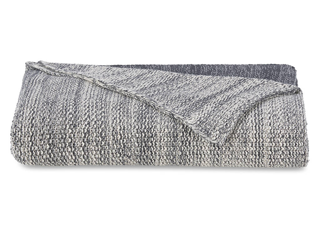 Hammond Cotton Throw Natural/Grey