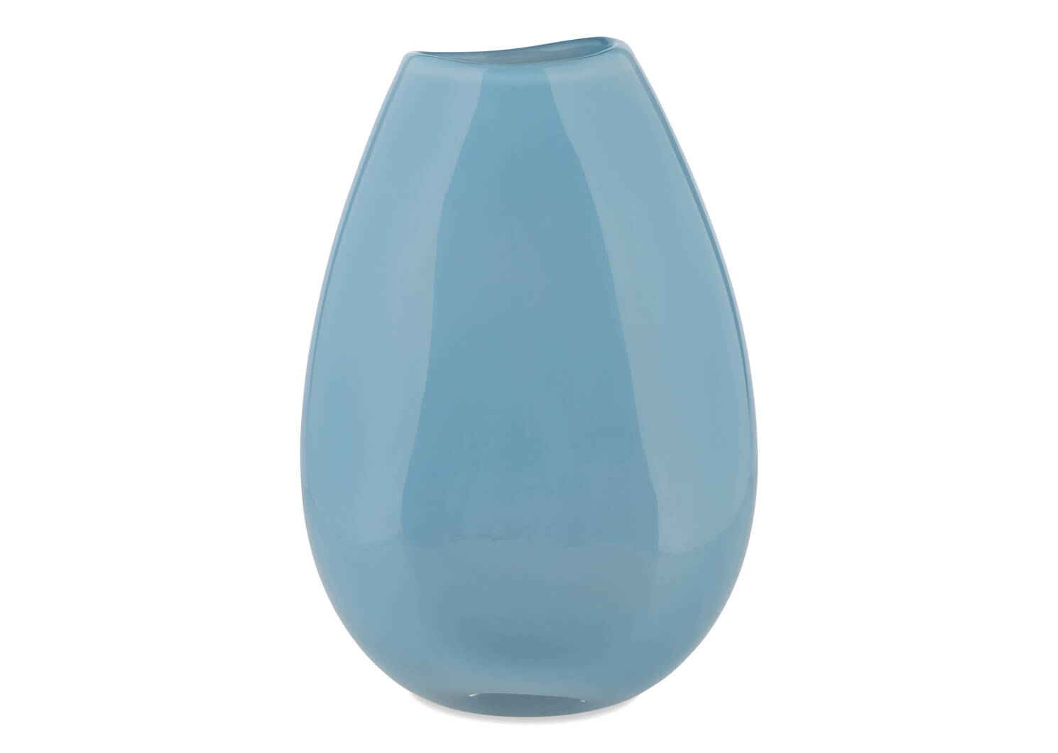 Petit vase Aiva bleu voilé