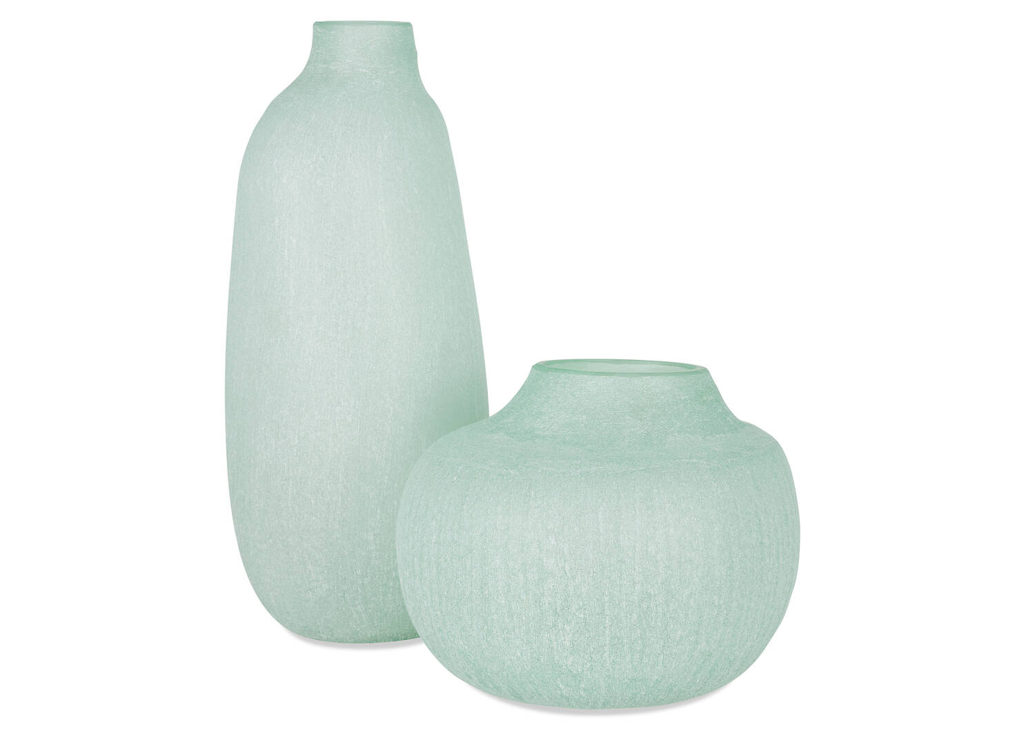 Valora Vase Short Glacier