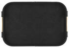 Plateau rectangulaire Riva noir