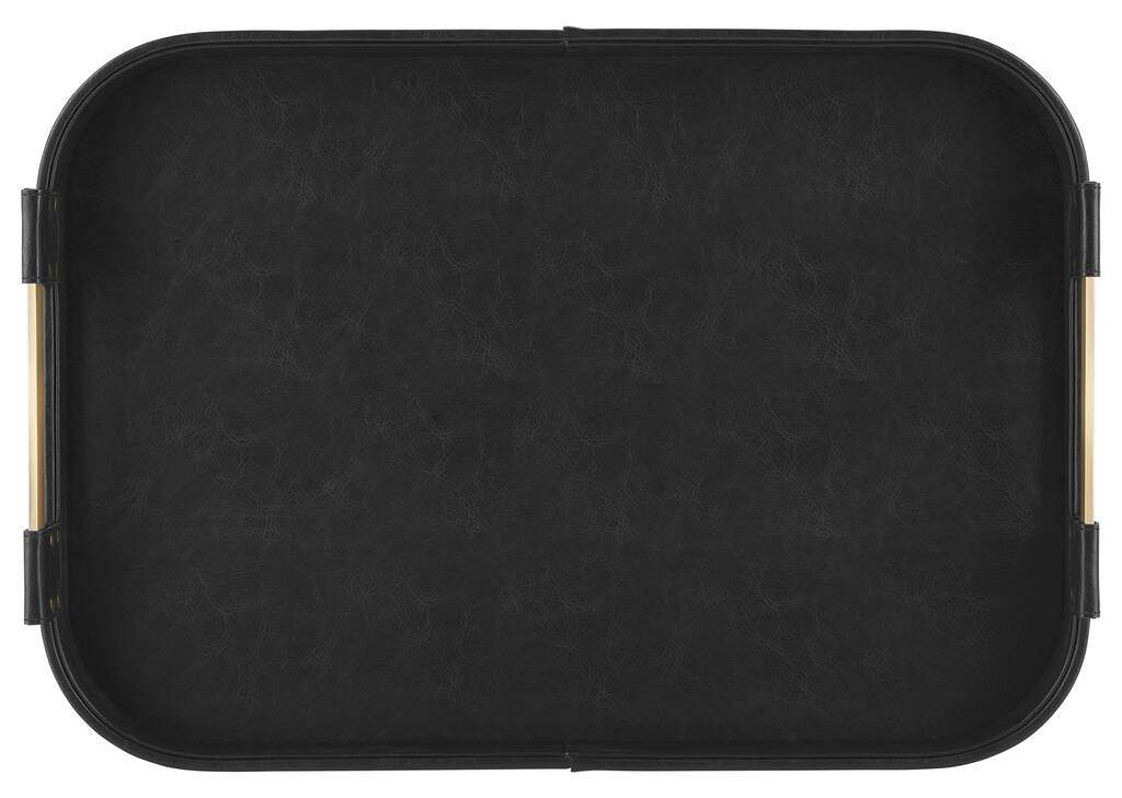 Plateau rectangulaire Riva noir