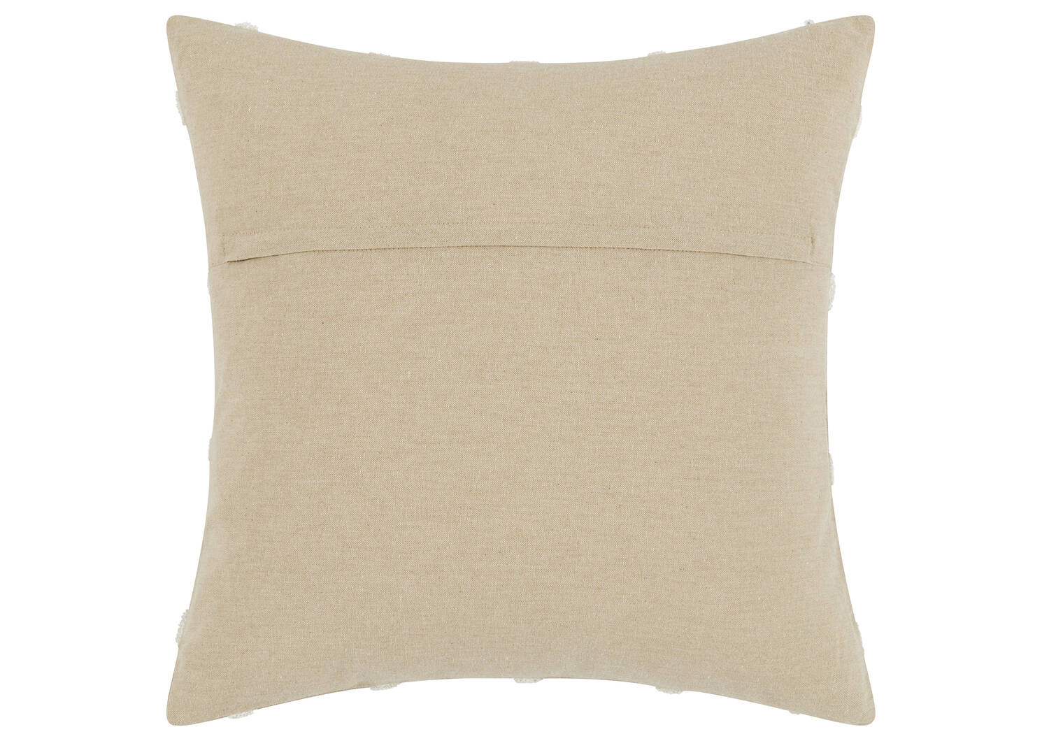 Bains Cotton Pillow 20x20 Sand/Ivory