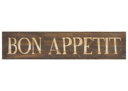 Bon Appetit Wall Plaque