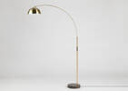 Lampe sur pied en arc DEL Mina