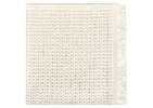 Ersilia Waffle Throw Sand/Ivory