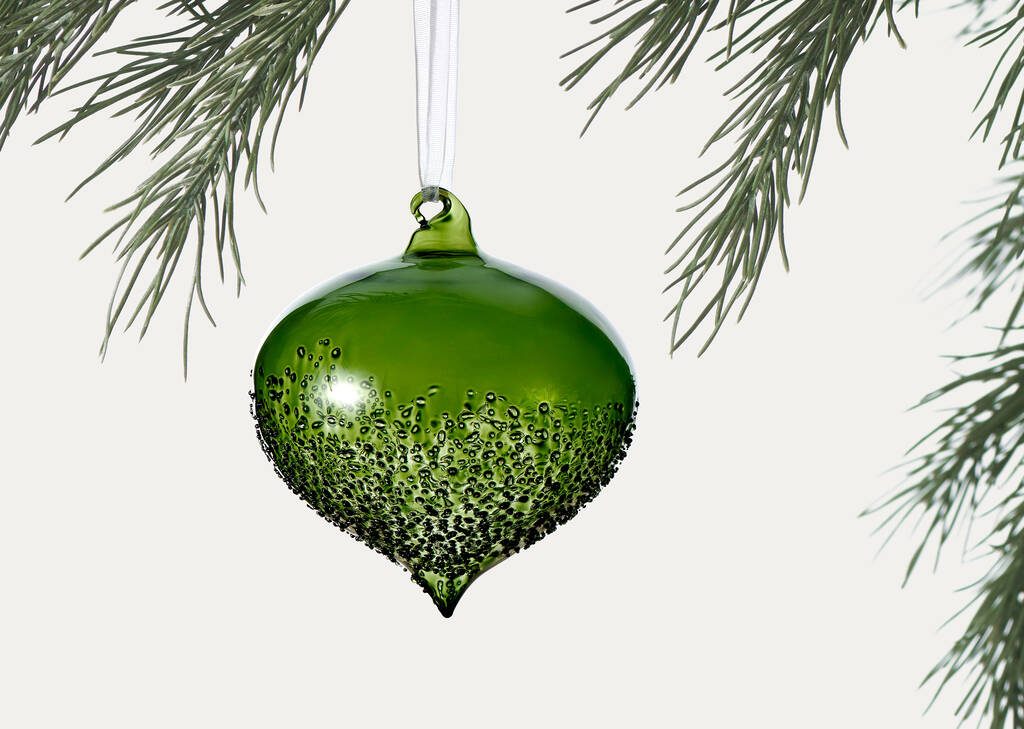 Holly Onion Ornament