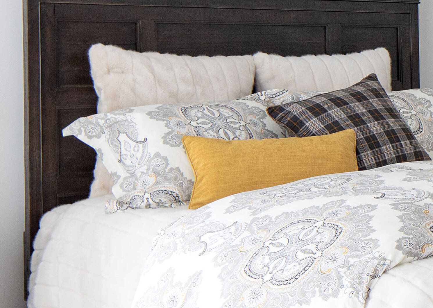 Paisley Duvet Set Queen Goldfield/Faw