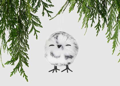 Everest Owl Ornament