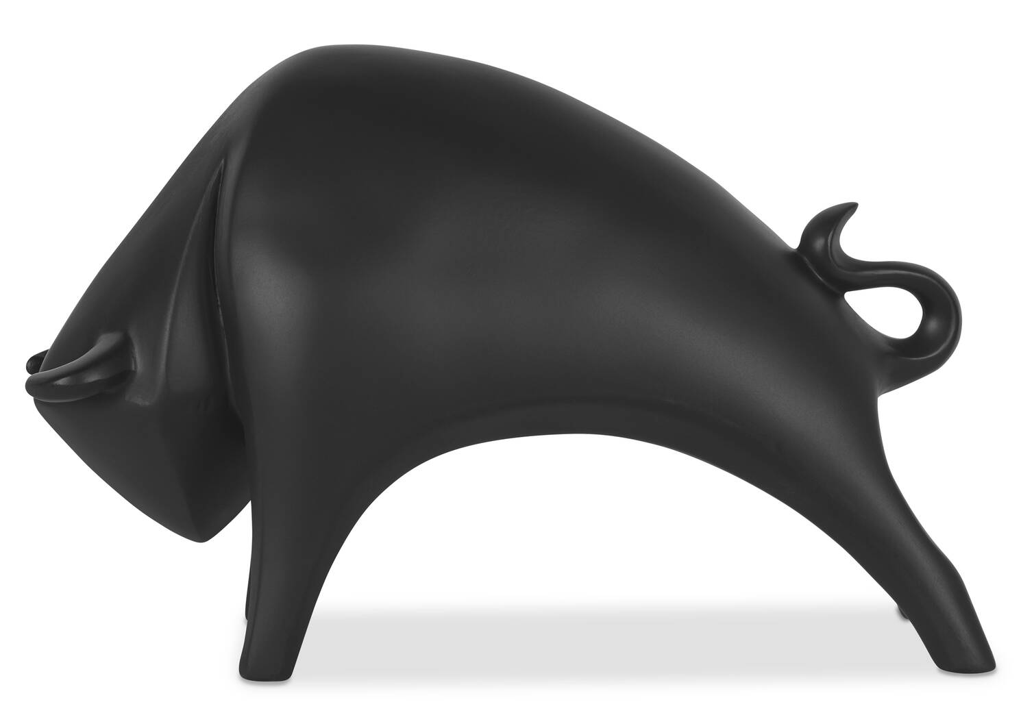 Neysa Bull Statue Black