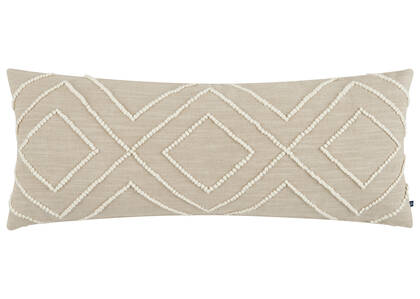 Pomona Pillow 14x36 Sand/Ivory