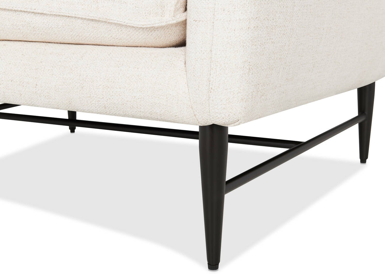 Fauteuil Odette -Wyn ivoire