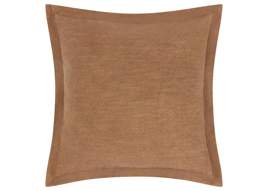Diara Slub Pillow 20x20 Caramel