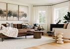 Tapis en laine Nichols 96x120 gris/iv