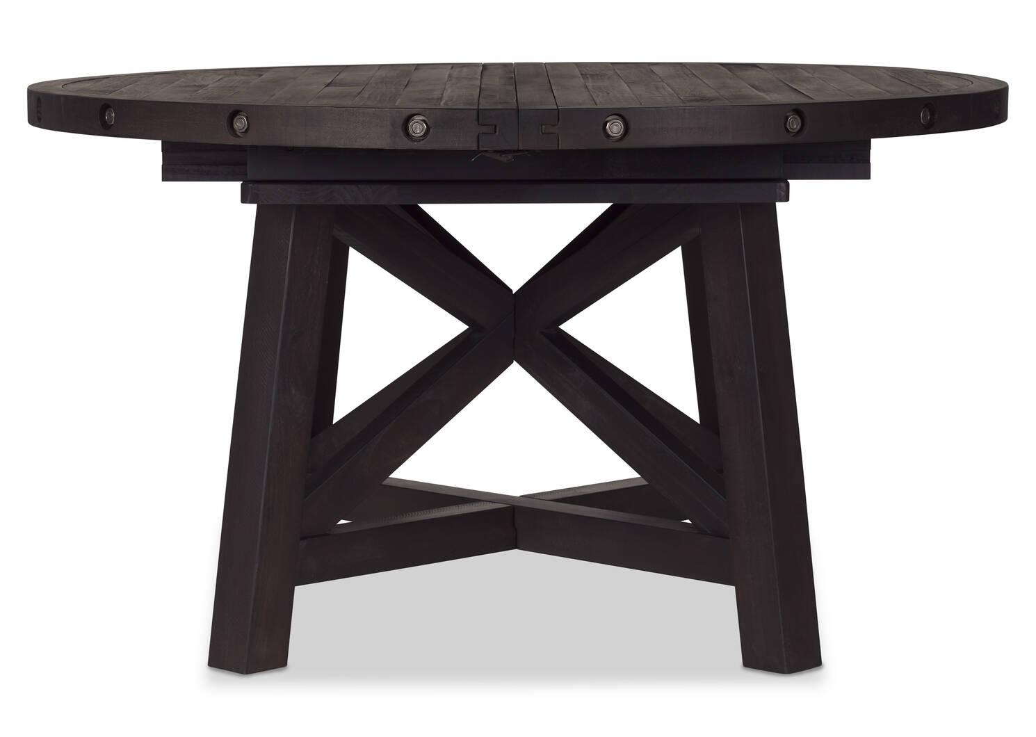 Ironside Ext Dining Table Rnd -Khal Café