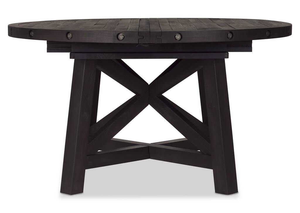 Ironside Ext Dining Table Rnd -Khal Café