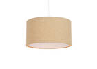 Lampe suspendue tambour Camila naturelle