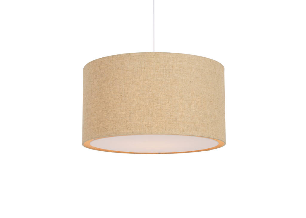 Camila Drum Pendant Natural