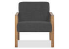 Fauteuil Jonas -Sia charbon