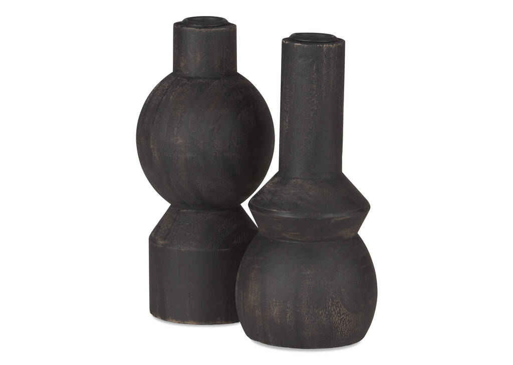 Ezio Candle Holders Black