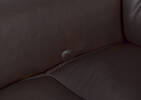 Fauteuil inc. cuir Paramount -Sol cacao