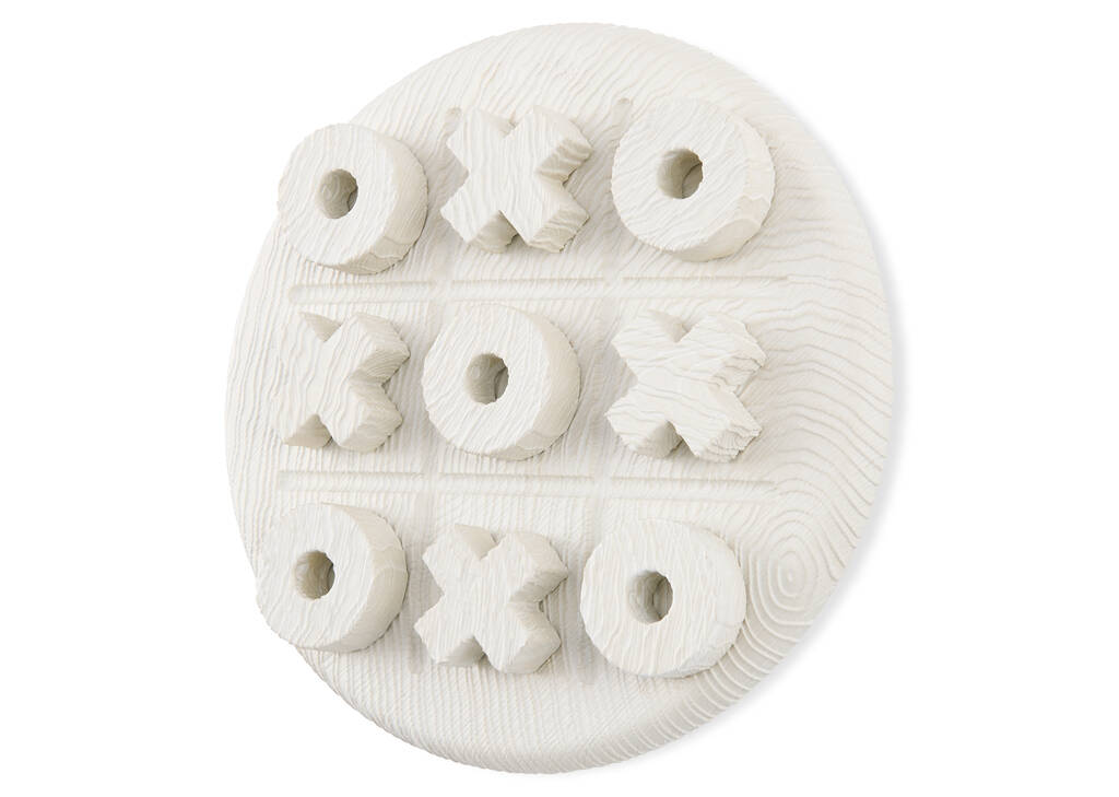 XO Tic Tac Toe Game White