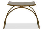 Tabouret en métal Aly Velji -laiton ant.