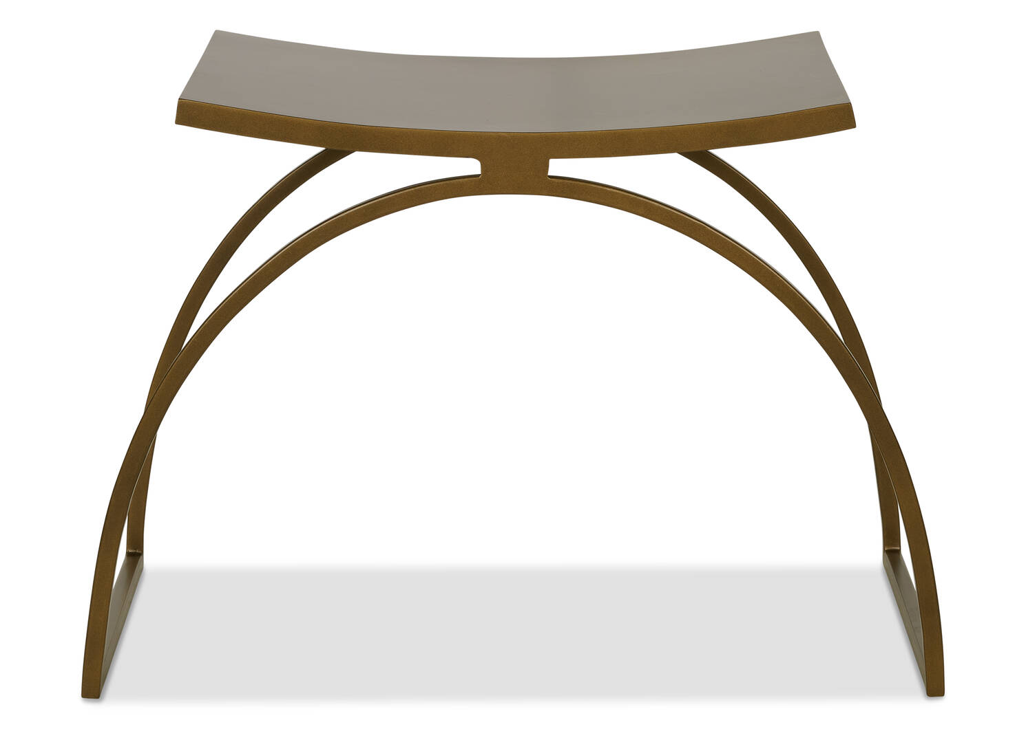 Tabouret en métal Aly Velji -laiton ant.