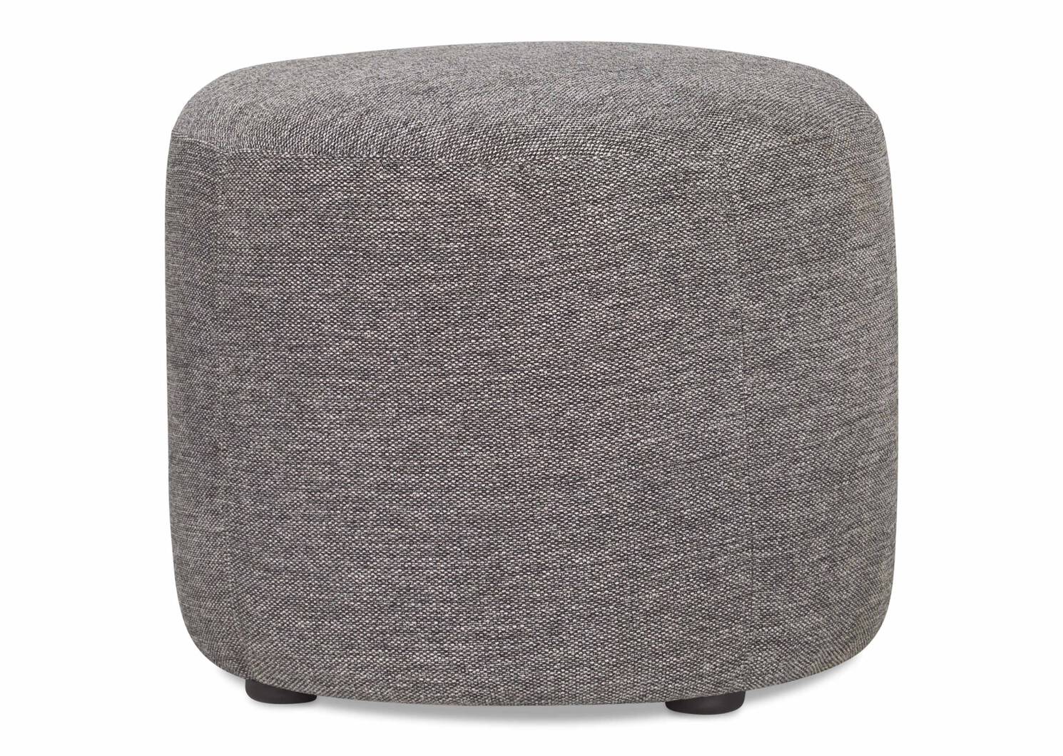 Archibald Ottoman 18" -Jennings Grey