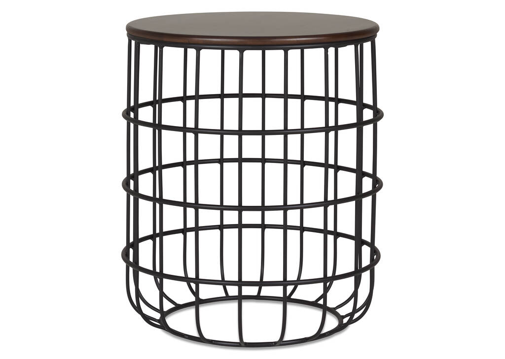 Zade Accent Table -Brown Ash