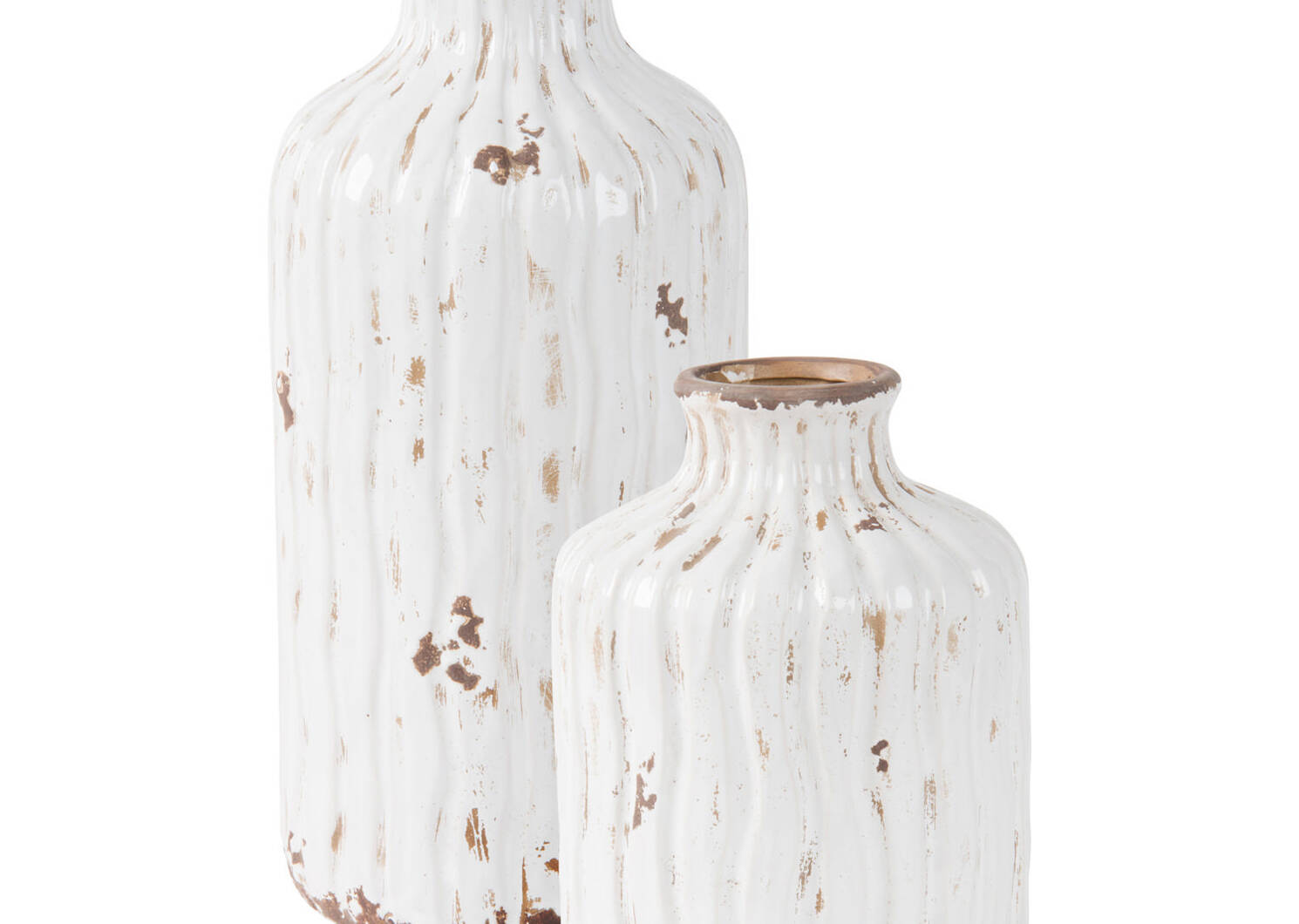 Maliah Vases - Antique White