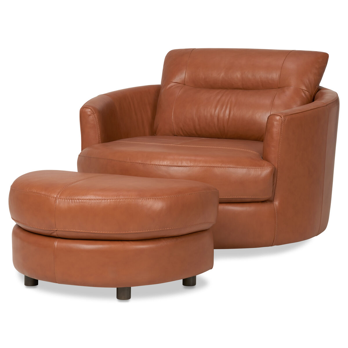 Leather nest sale chair
