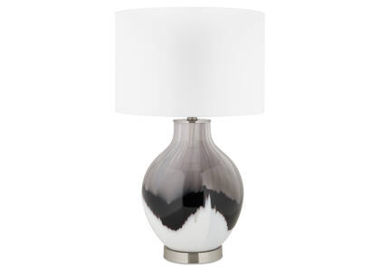 Lampe de table Selah noire/grise